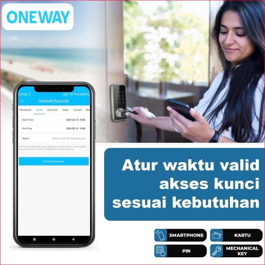 Harga Kunci Digital untuk Pintu Sliding di Bali