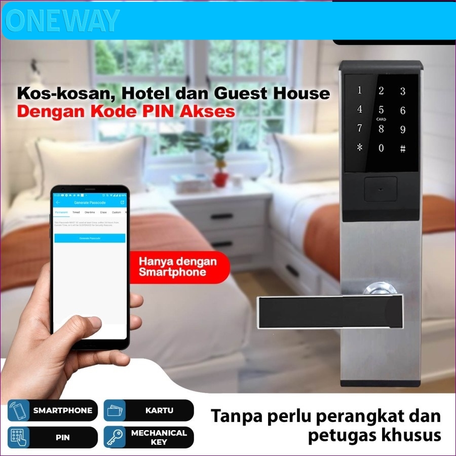 Smart Door Lock untuk Hotel di Bali