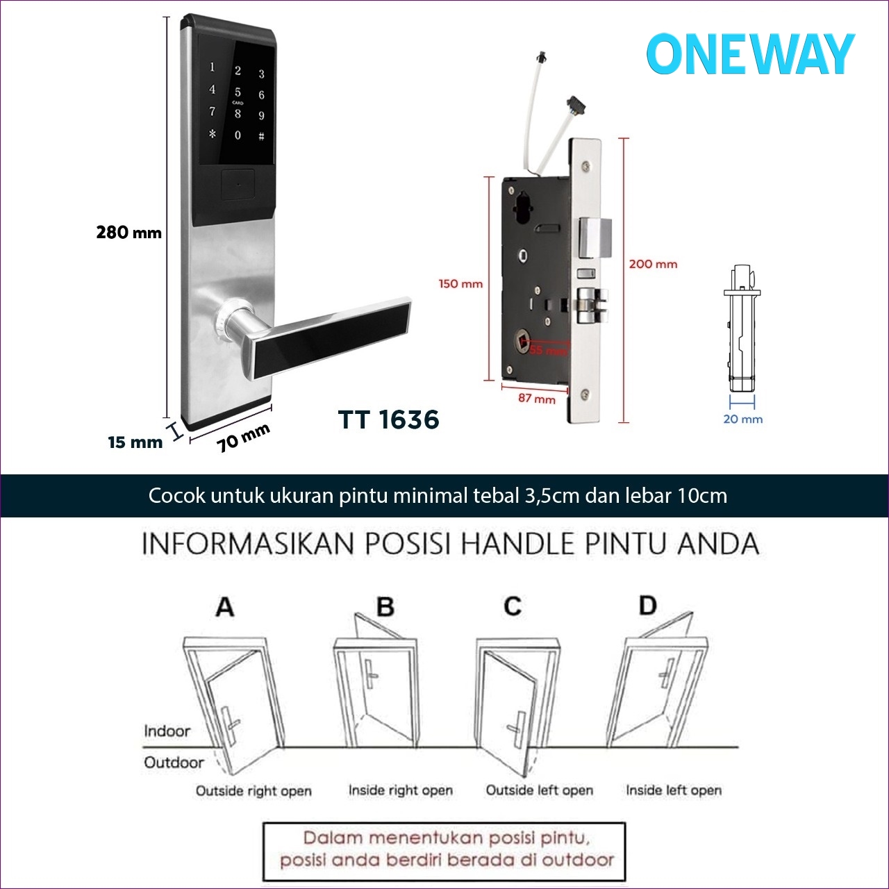 Smart Door Lock untuk Hotel di Bali