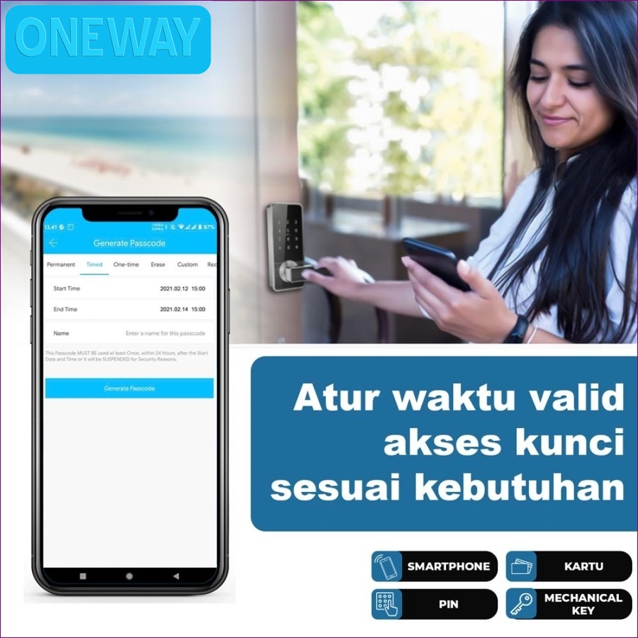 Smart Door Lock untuk Hotel di Bali