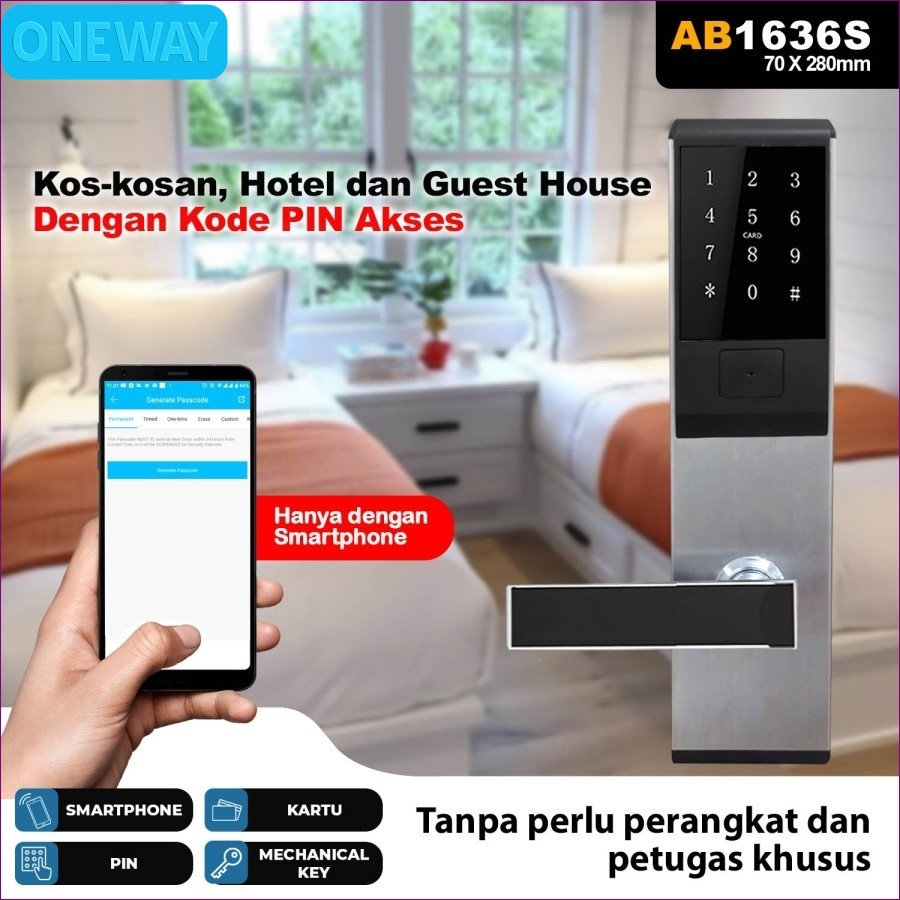 Smart Door Lock untuk Hotel di Bali
